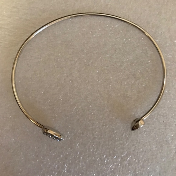 2 for $12 Adjustable Love Heart Silver and Gold-tone Bangle Bracelet - Picture 9 of 12